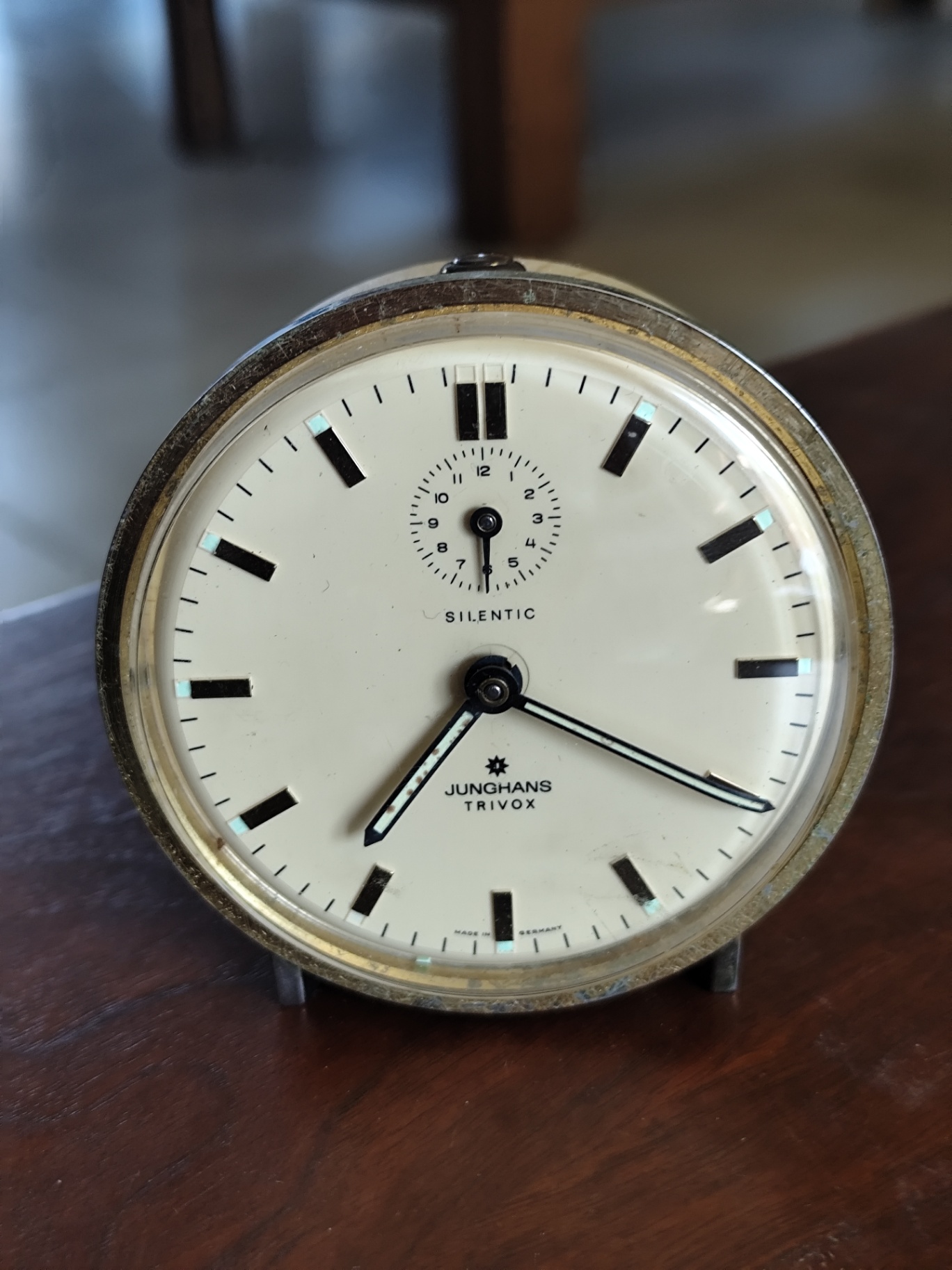 Réveil Silentic Junghans Trivox Vintage