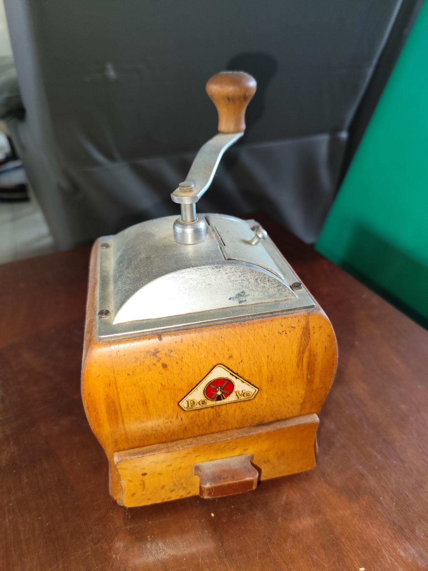 Moulin à Café Manuel Vintage De Ve Bois Pays-Bas
