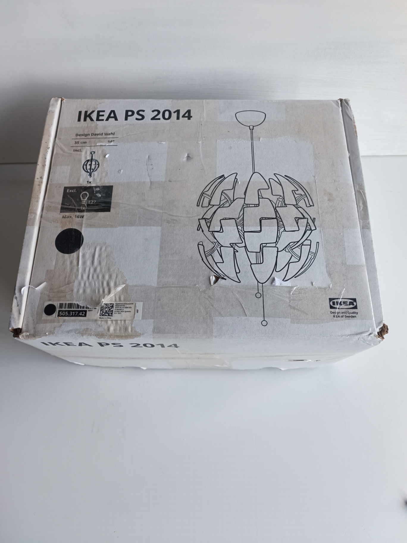 Lampe suspension IKEA PS 2014, design David Wahl — photo 1