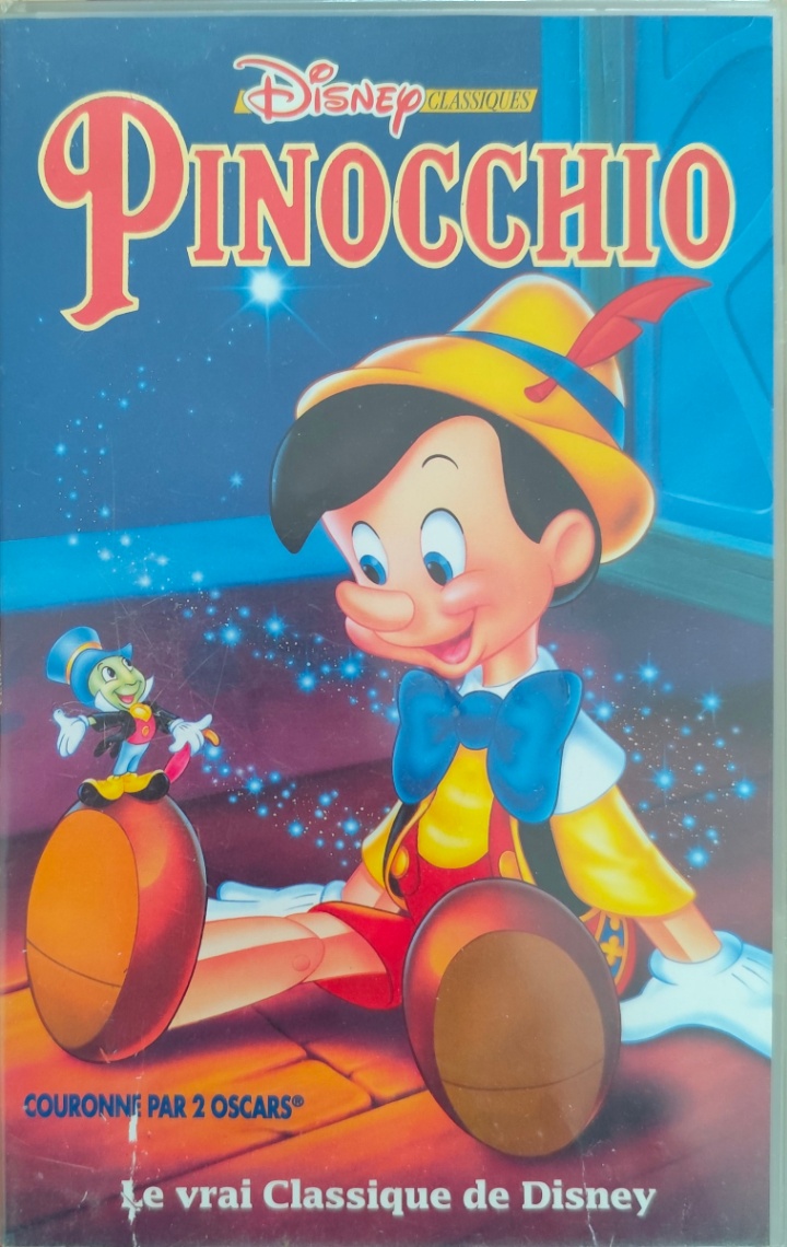 Cassette VHS Disney Pinocchio Edition Classiques