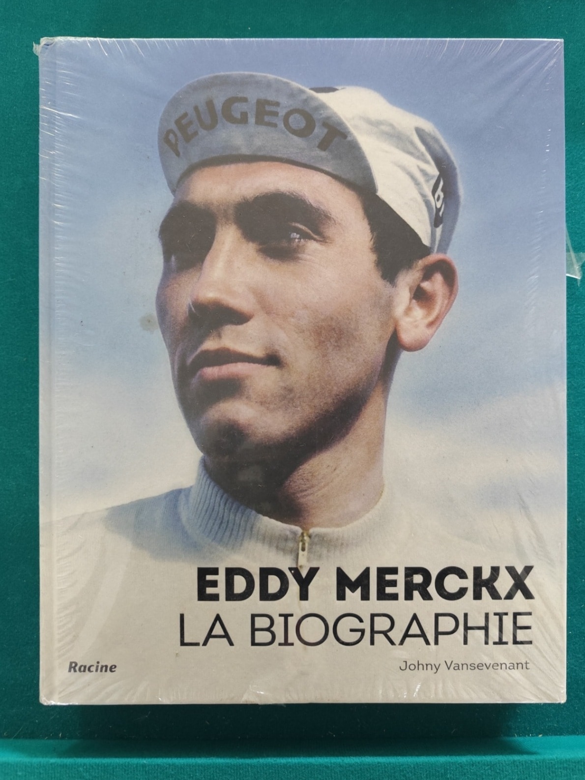Eddy Merckx, la biographie (Johny Vansevenant, Racine), neuf sous film — photo 1