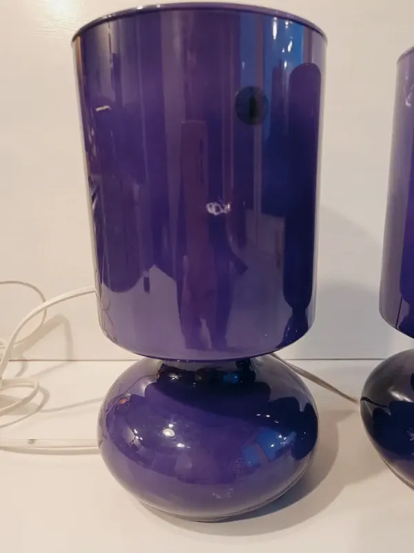 Lot de 2 lampes Ikea Lykta violettes — photo 1