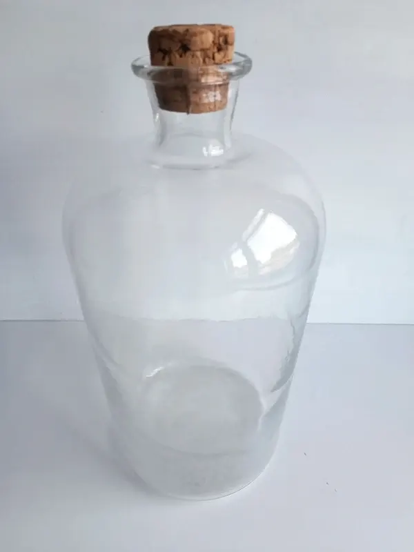 Grande bouteille Dame-Jeanne / Vase Apothicaire vintage – 37,5 cm — photo 1
