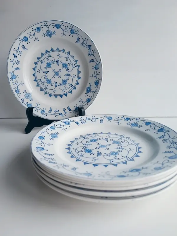 Lot de 6 assiettes à dessert Boch Meissen — photo 1