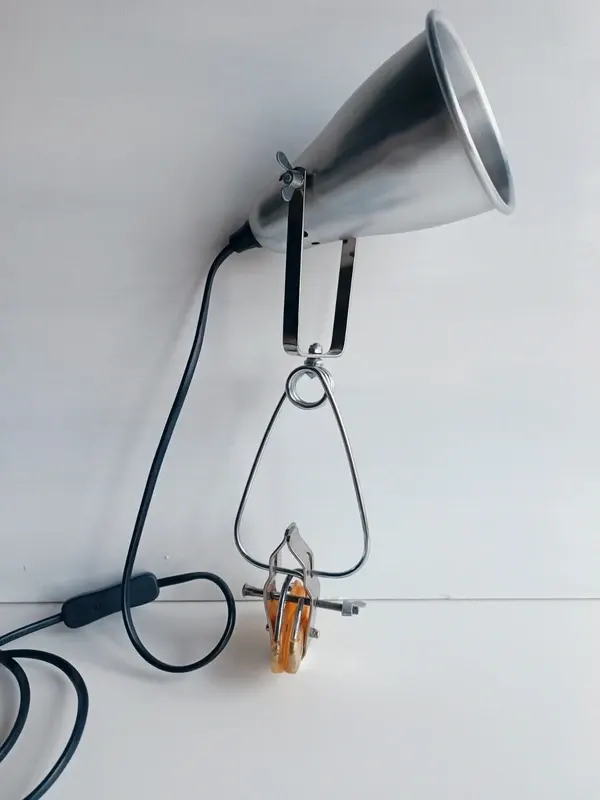 Lampe à pince IKEA Fas en aluminium