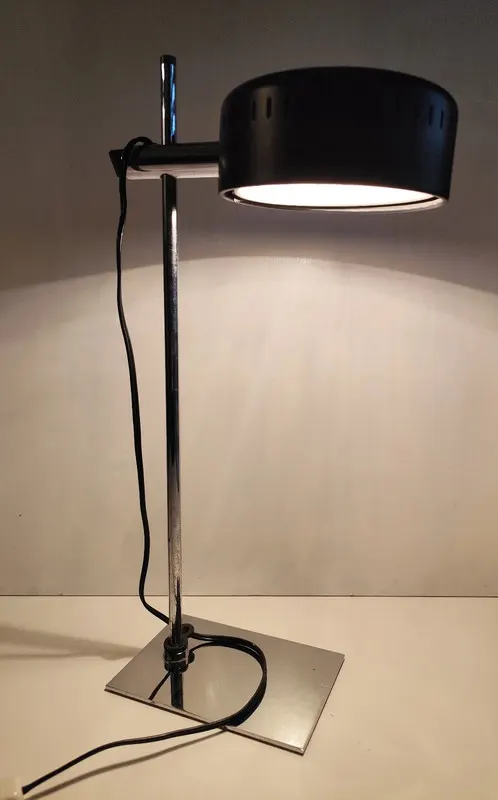 Lampe de table Nanbu-Lite NA-30I chromée
