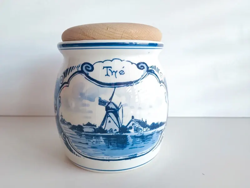 Pot à thé en faïence Bleu de Delft
