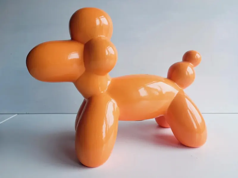 Tirelire chien ballon orange de J Line — photo 1