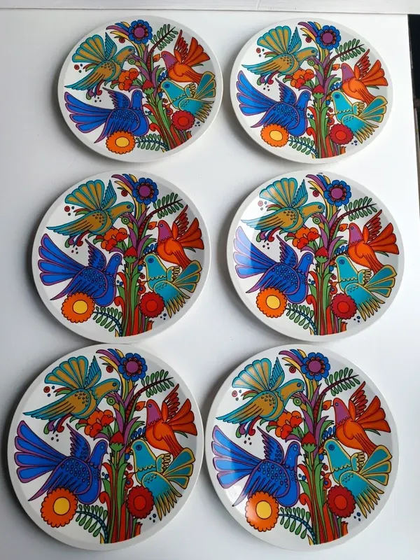 6 Assiettes Villeroy & Boch Acapulco — photo 1
