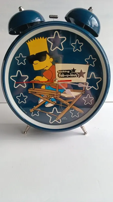 Réveil double cloche Bart Simpson 2003