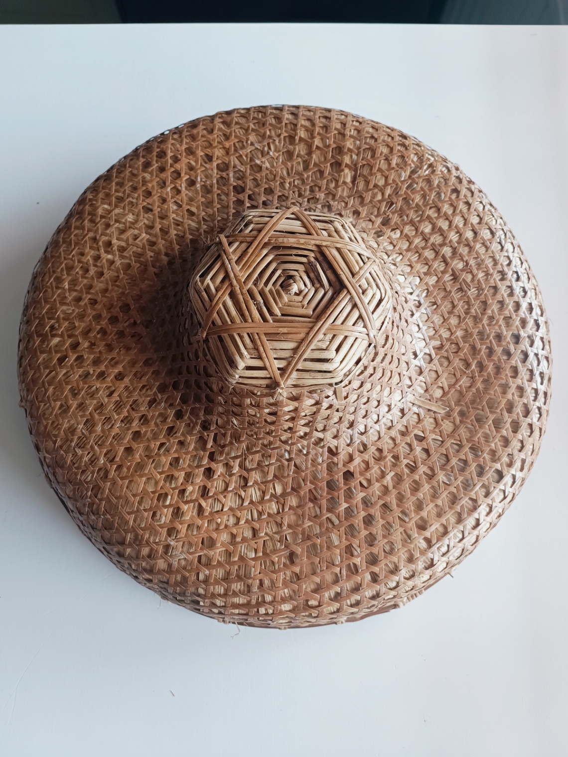 Grand Chapeau Tressé Fibres Végétales — photo 1