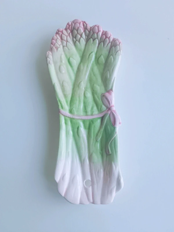 Assiette à asperges en céramique — photo 1