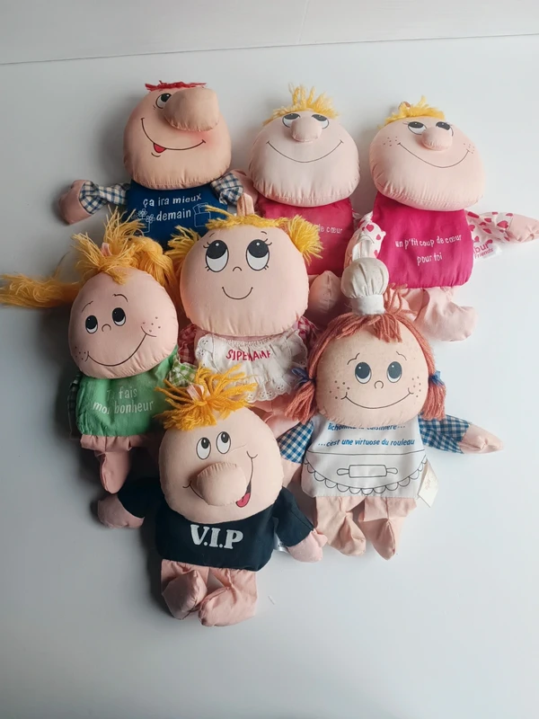 Lot de 7 poupées en tissu RUSS « Wilbur and Friends » — photo 1
